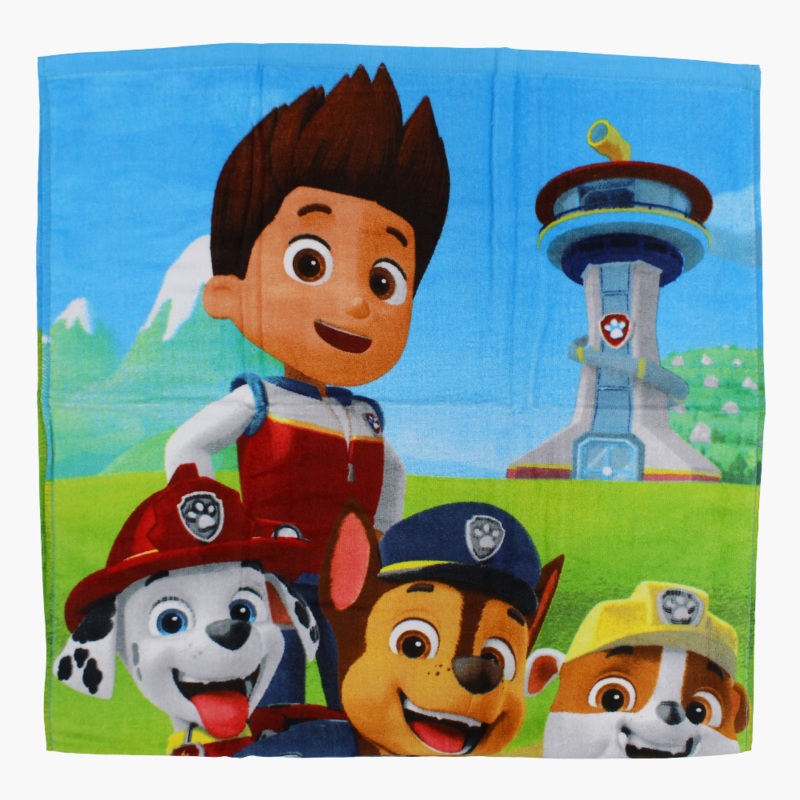 Boys Beach Towel  Blue with Paw Patrol Print (60120 cm)
