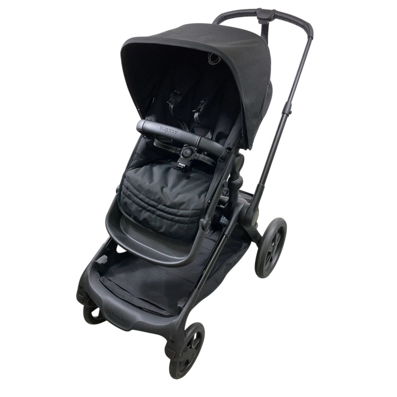 Bugaboo Kangaroo Single To Double Stroller, 2024, Black, Midnight Black, Midnight Black