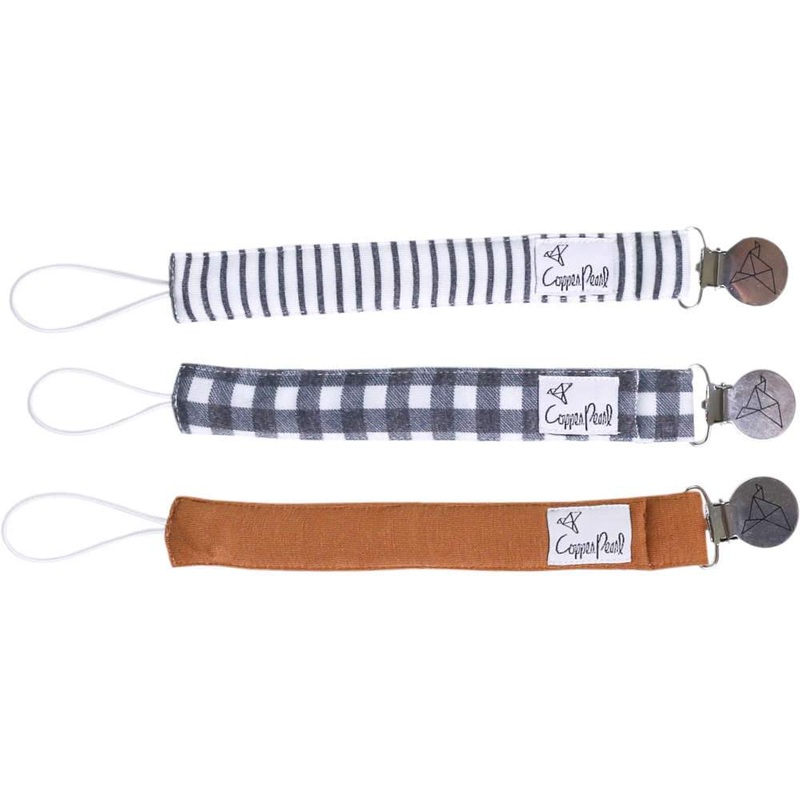 Copper Pearl Binky Clip Set |  Scotland