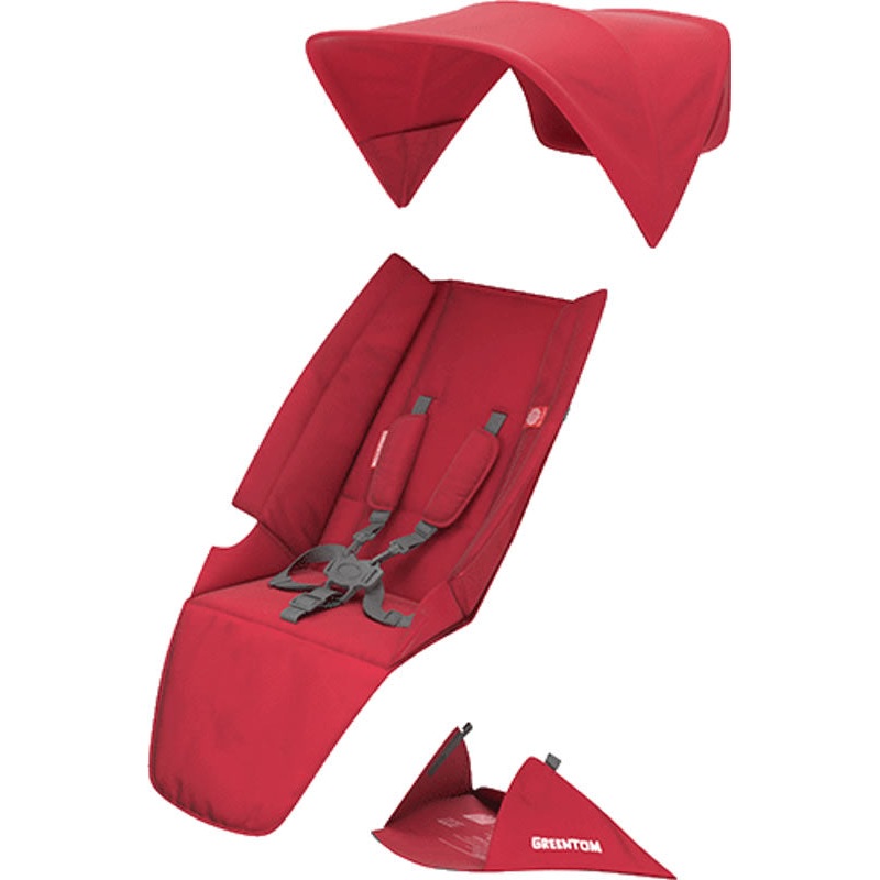 Greentom Classic Seat Fabric Set – Red