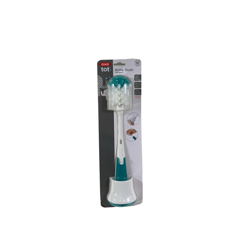 OXO Tot Bottle Brush with Stand, Teal