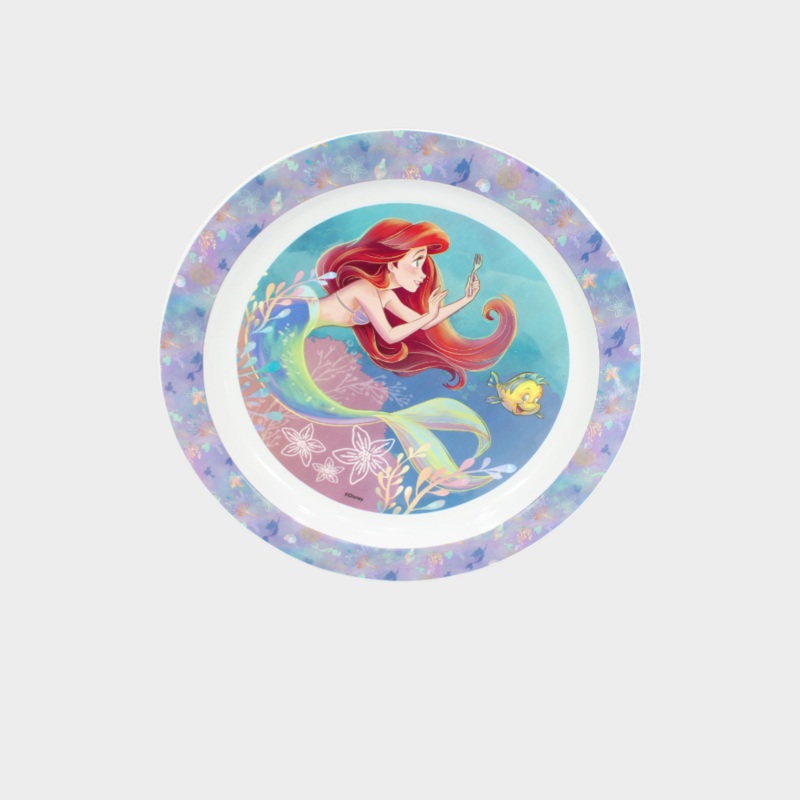 The Little Mermaid Plastic Microwavable Plate