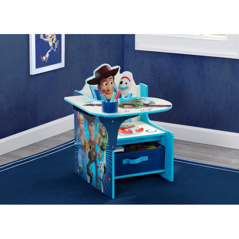 Toy Story 4 Chair Desk with Storage Bin by Delta Children