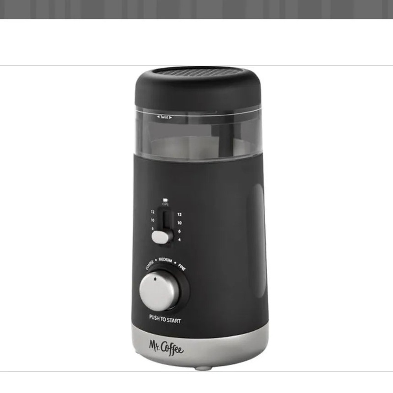 12-Cup Automatic Blade Mill Grinder – Black