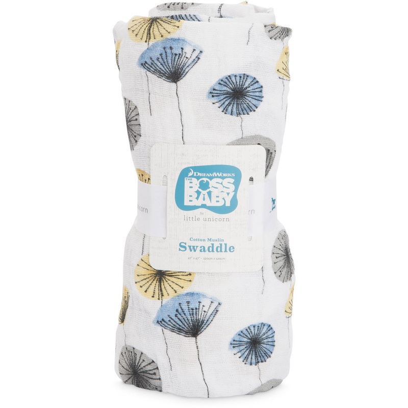 Little Unicorn + The Boss Baby Cotton Muslin Swaddle – Mod Flower