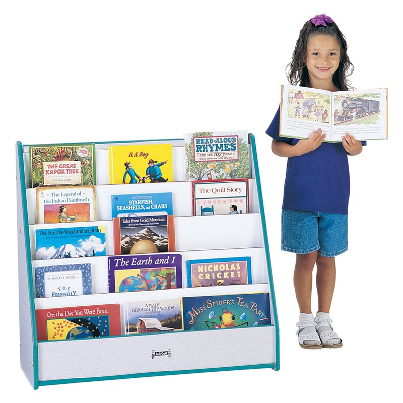 Rainbow Accents Flushback Pick-a-Book Stand – Black
