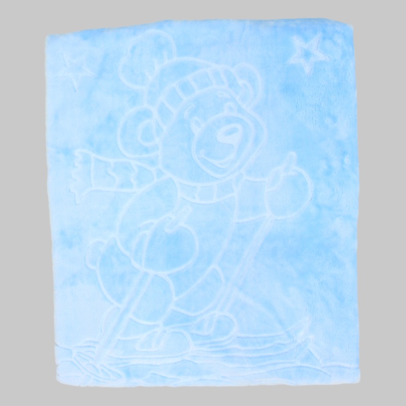 Happy Bear Baby Blanket