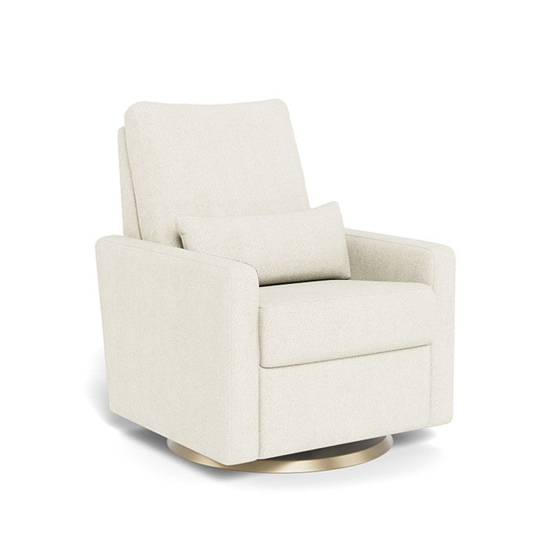 Monte Design Motorized Matera Glider Recliner – Gold Swivel Base