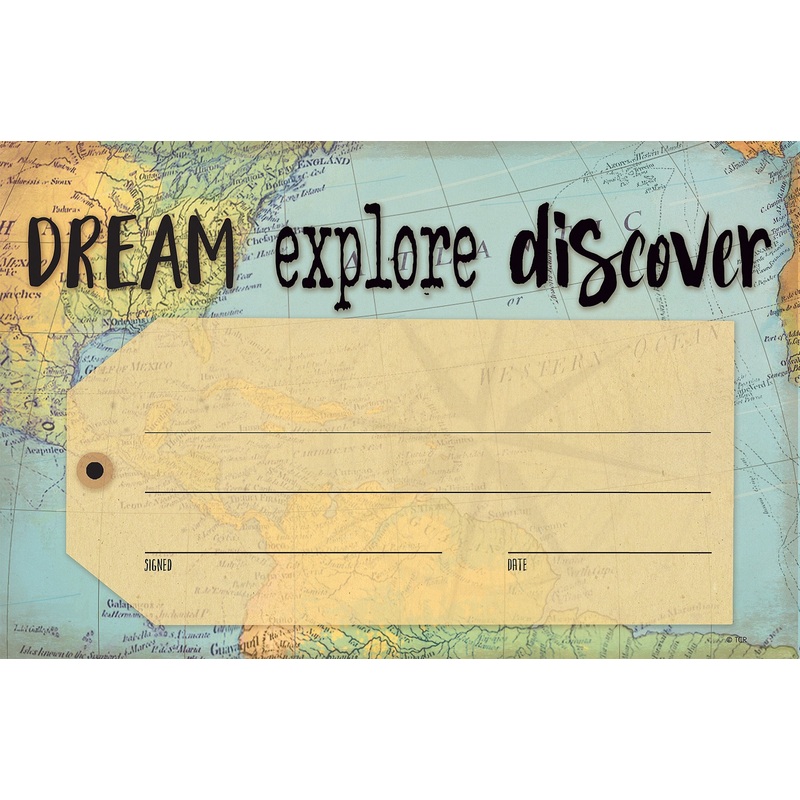 Travel the Map Dream Explore Discover Awards(C)