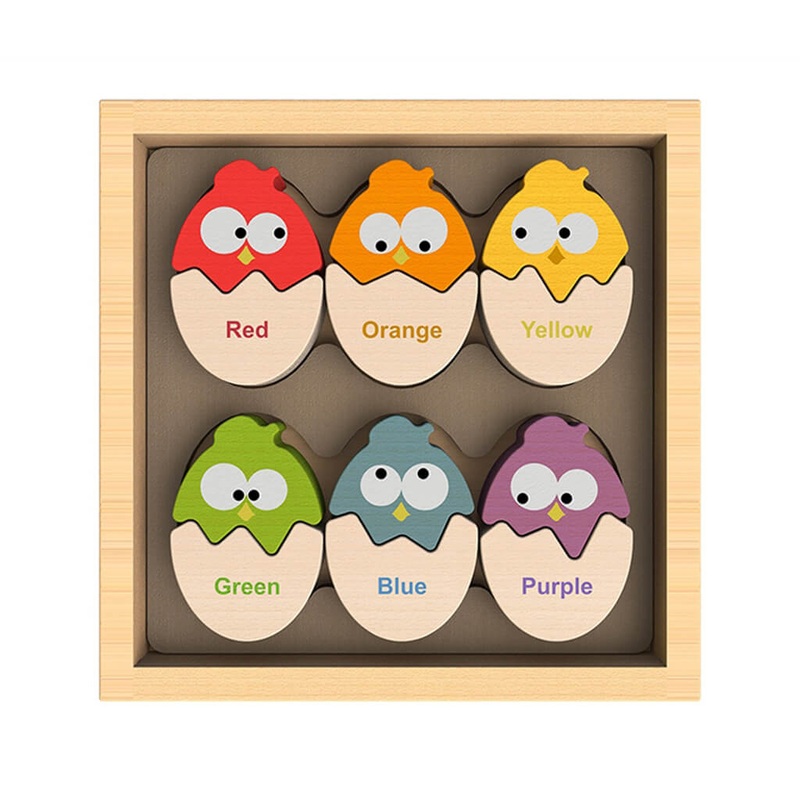 Color N Eggs Bilingual Puzzle