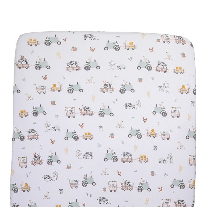 Cotton Jersey Fitted Crib Sheets