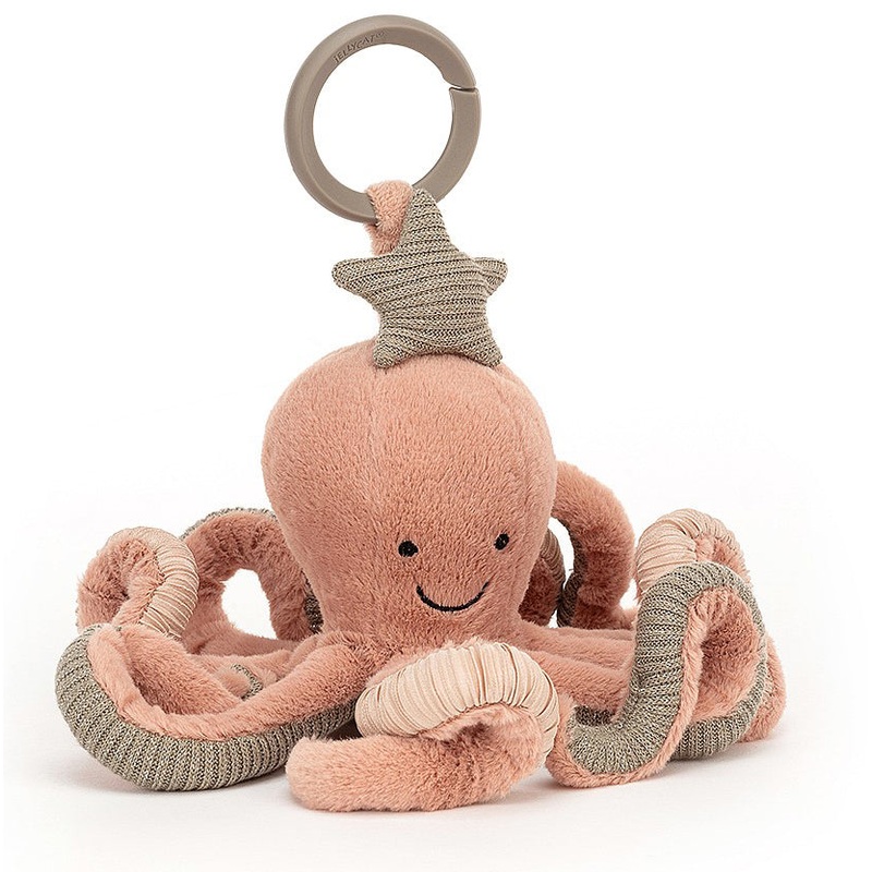 Jellycat Odell Octopus Activity Toy