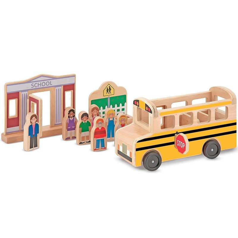 Melissa & Doug Whittle World – School Bus Set