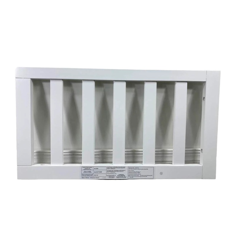 Million Dollar Baby Toddler Bed Conversion Kit (M12599), White
