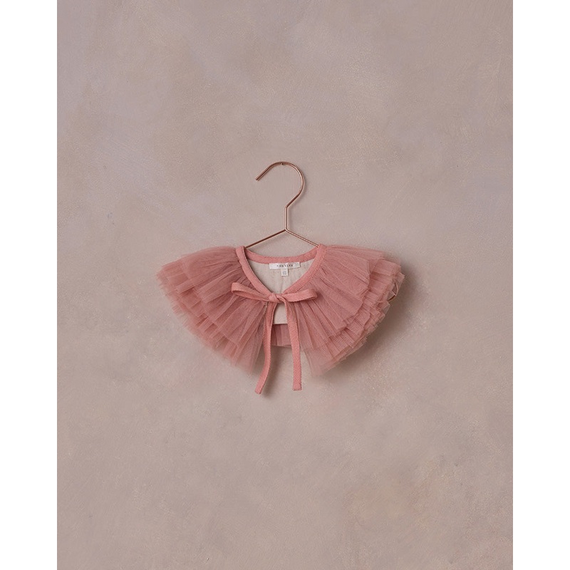 Ruffle Tulle Collar – Lipstick