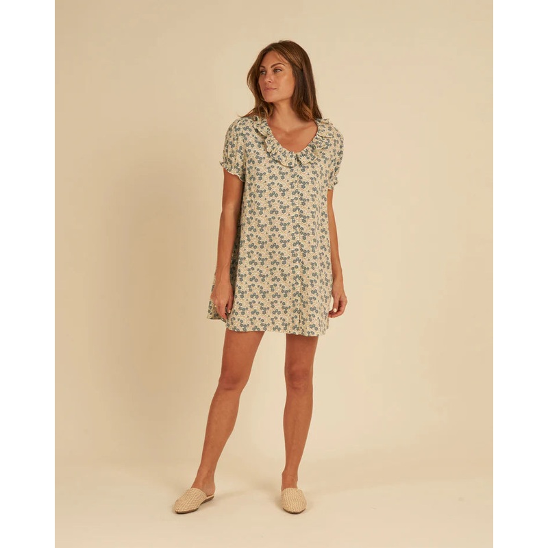Rylee + Cru Avalon Dress – Blue Ditsy