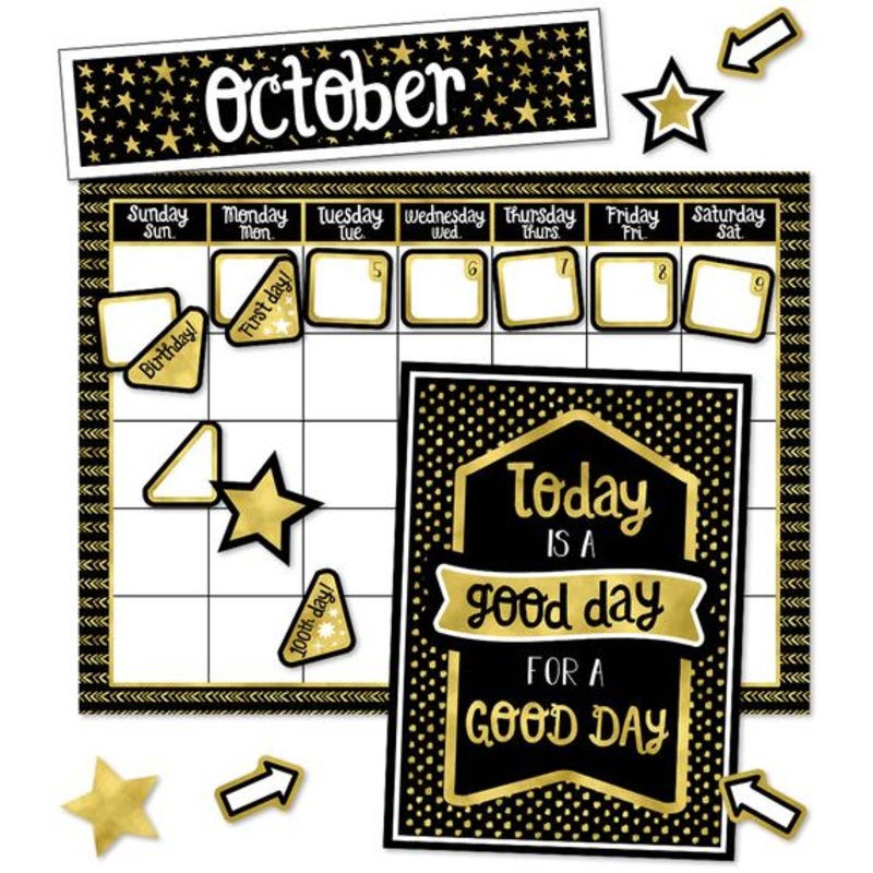Sparkle + Shine Calendar Bulletin Board Set