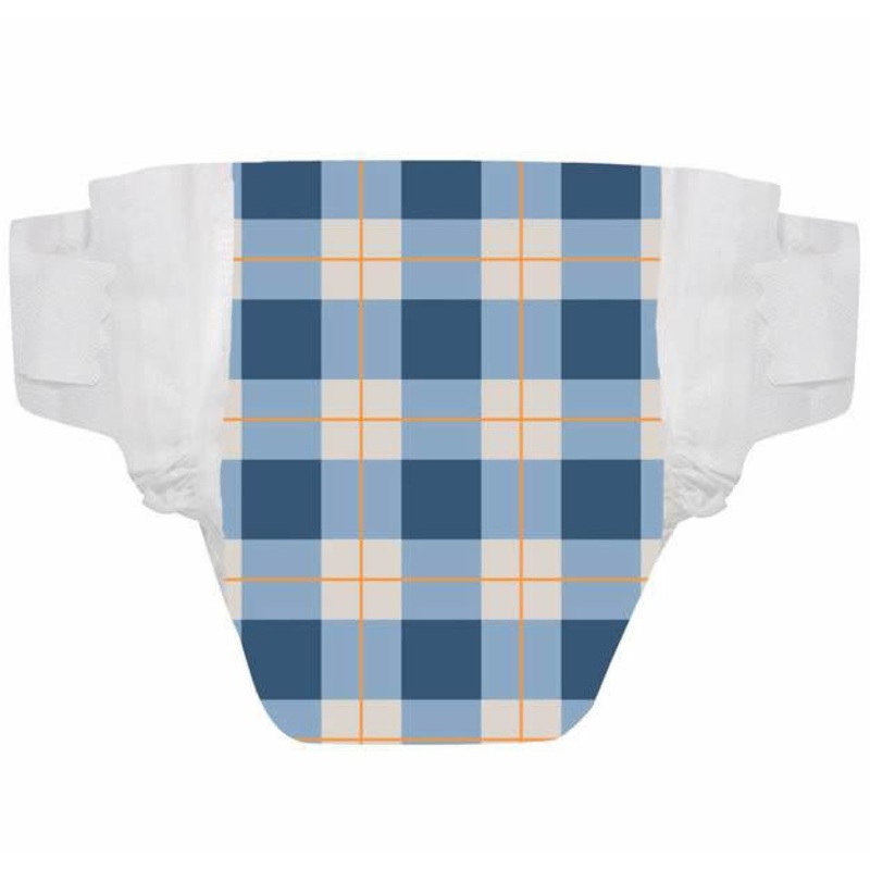 The Honest Company Diaper Pack in Navy Flannel – Size 0 (Newborn)