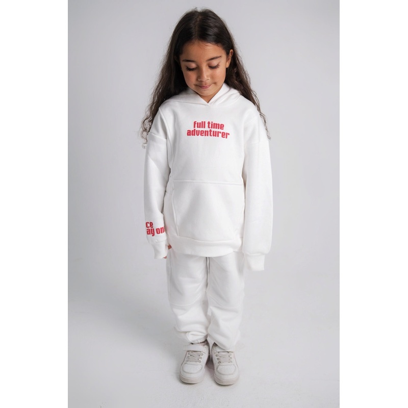 Unisex Offwhite Comfy Sweatpants