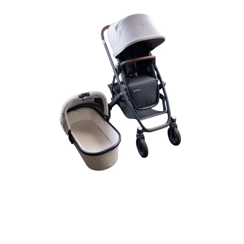 UPPAbaby VISTA V2 Stroller, 2022, Anthony (White & Grey Chenille)