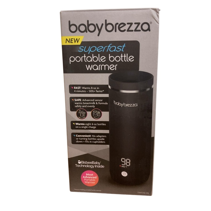 Baby Brezza Super Fast Portable Bottle Warmer, Black