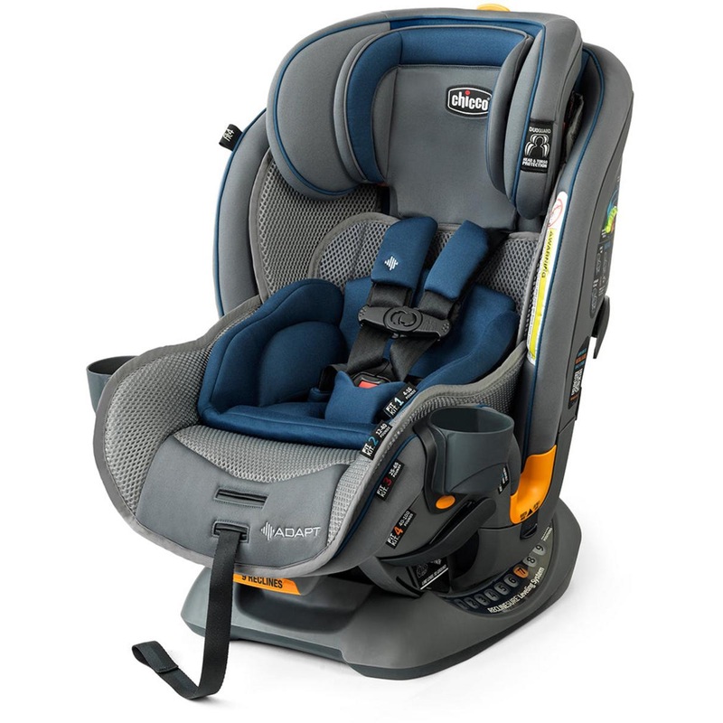 Chicco OPEN BOX Fit4 Adapt 4-in-1 All-In-One Convertible Car Seat – Vapor