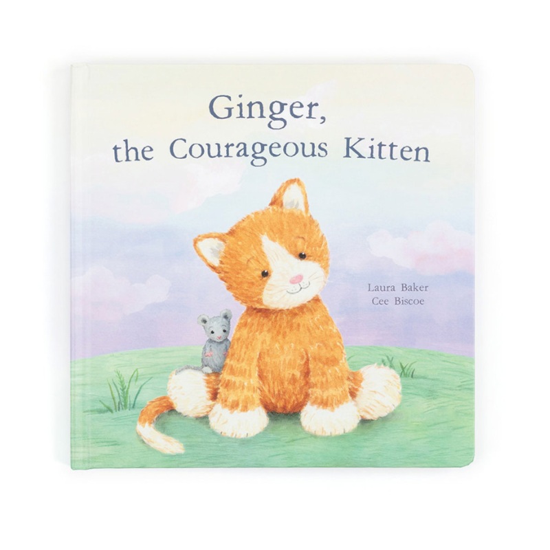 Jellycat Ginger, the Courageous Kitten Book
