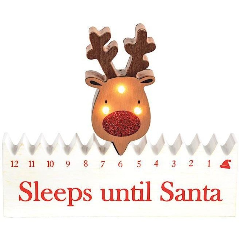 Mud Pie Reindeer Countdown Block