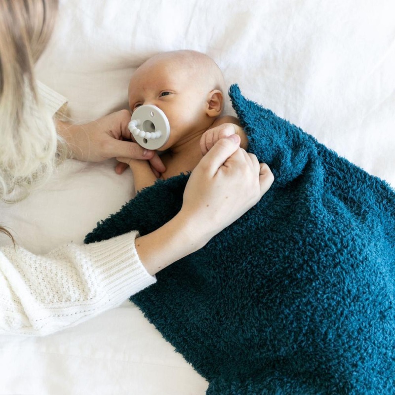 Nautical Blue Bamboni Blanket – Mini