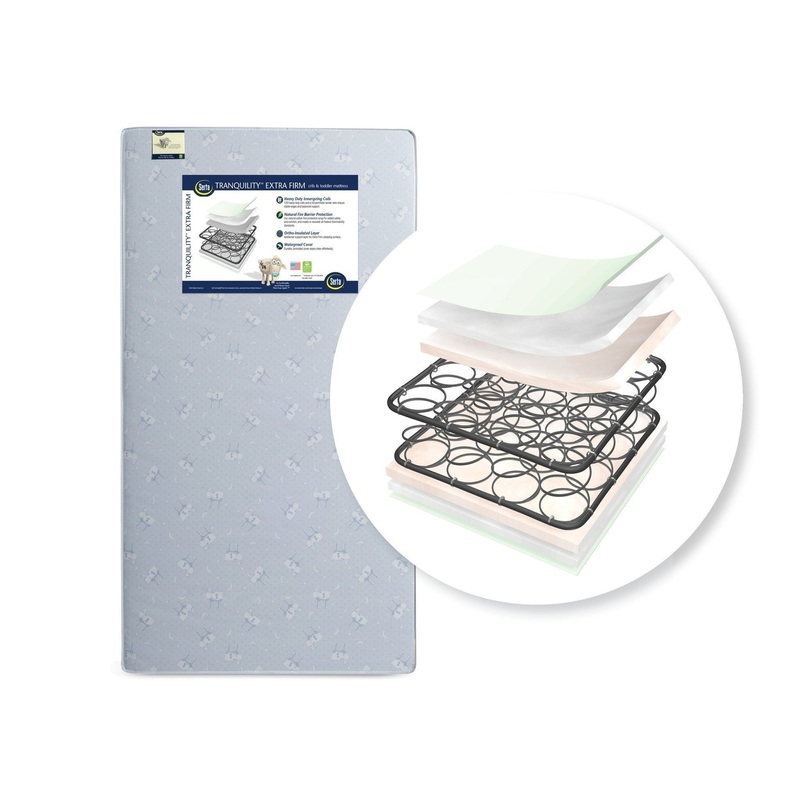 Serta Tranquility Extra Firm Crib & Toddler Mattress