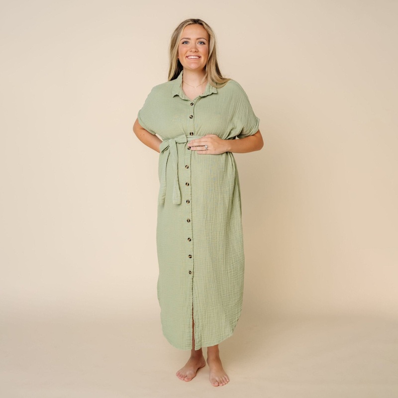 The Everyday Dress – Sage