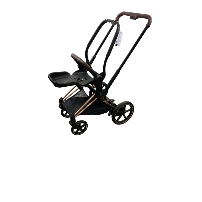 Cybex E-PRIAM Stroller Frame Only, 2024, Rosegold, with Battery