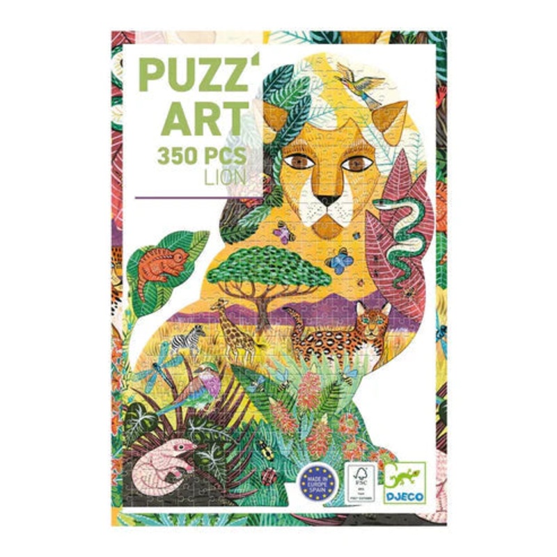 Djeco Puzz’Art 350 Piece Puzzle Lion