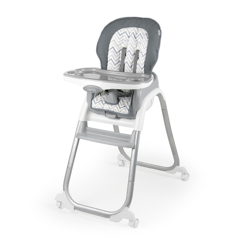 Ingenuity Trio Elite 3-in-1 High Chair – Slate – High Chair, Toddler Chair, and Booster – Braden