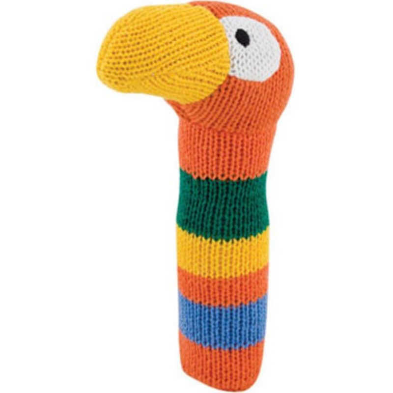 Rich Frog K’NIT Squeak Easy – Parrot