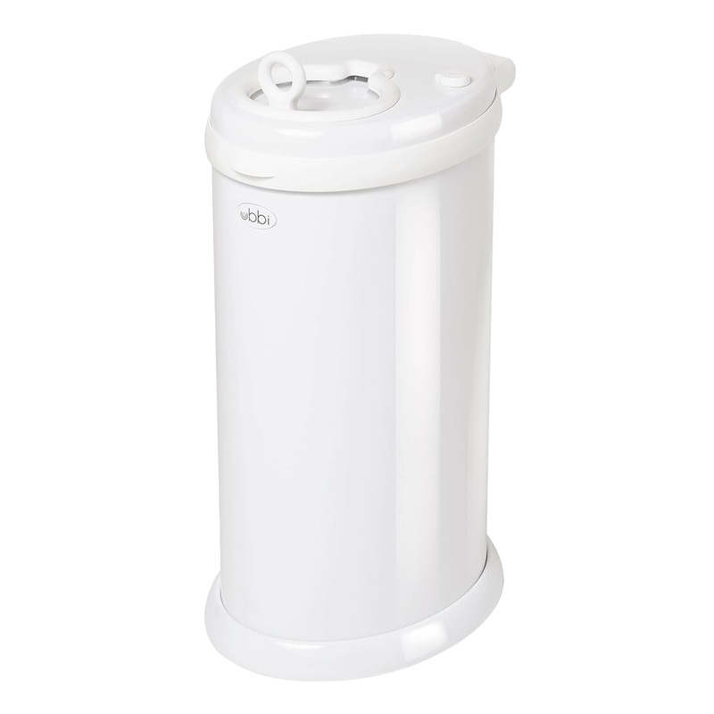 Ubbi Diaper Pail, White