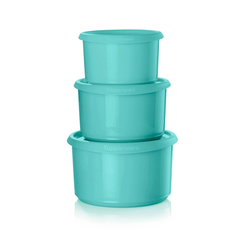 6pc Serve and Store Food Storage Canister Set- Blue