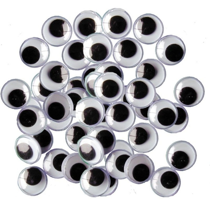 Black Wiggle Eyes (100 count)