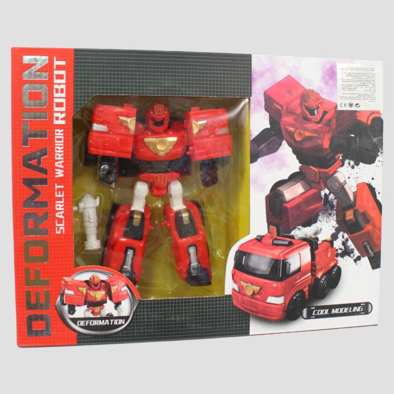 Deformation Scarlet Warrior Robot