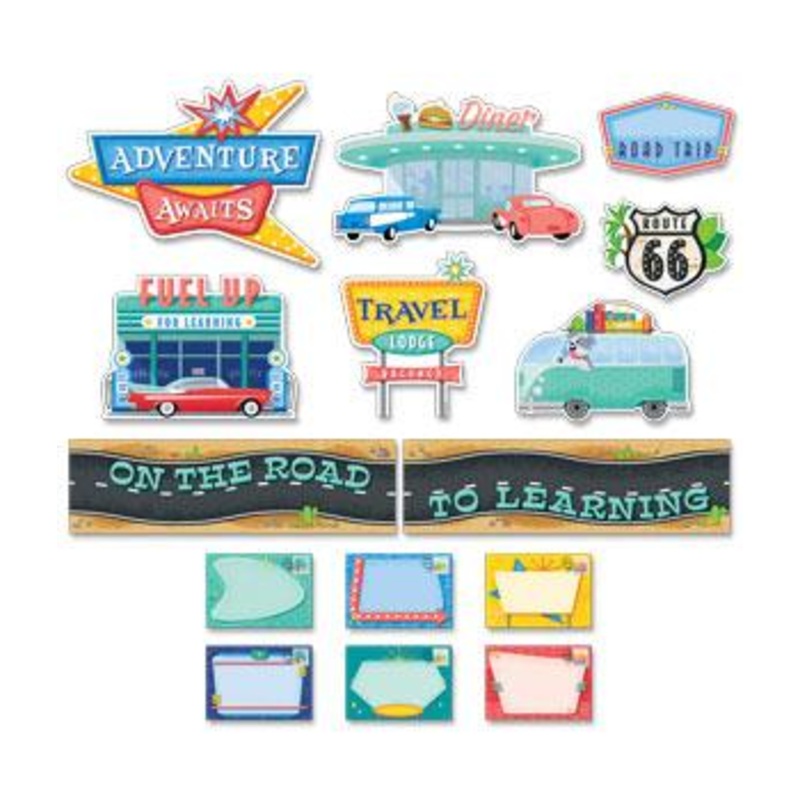 Mid-Century Mod On the Road to Learning Mini Bulletin Board