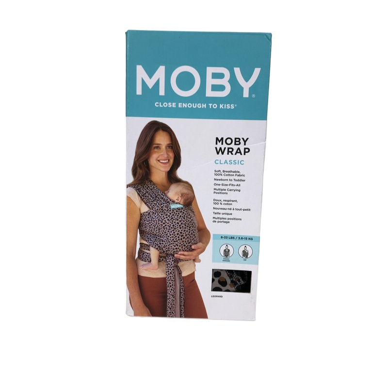 Moby Classic Wrap Baby Carrier, Leopard