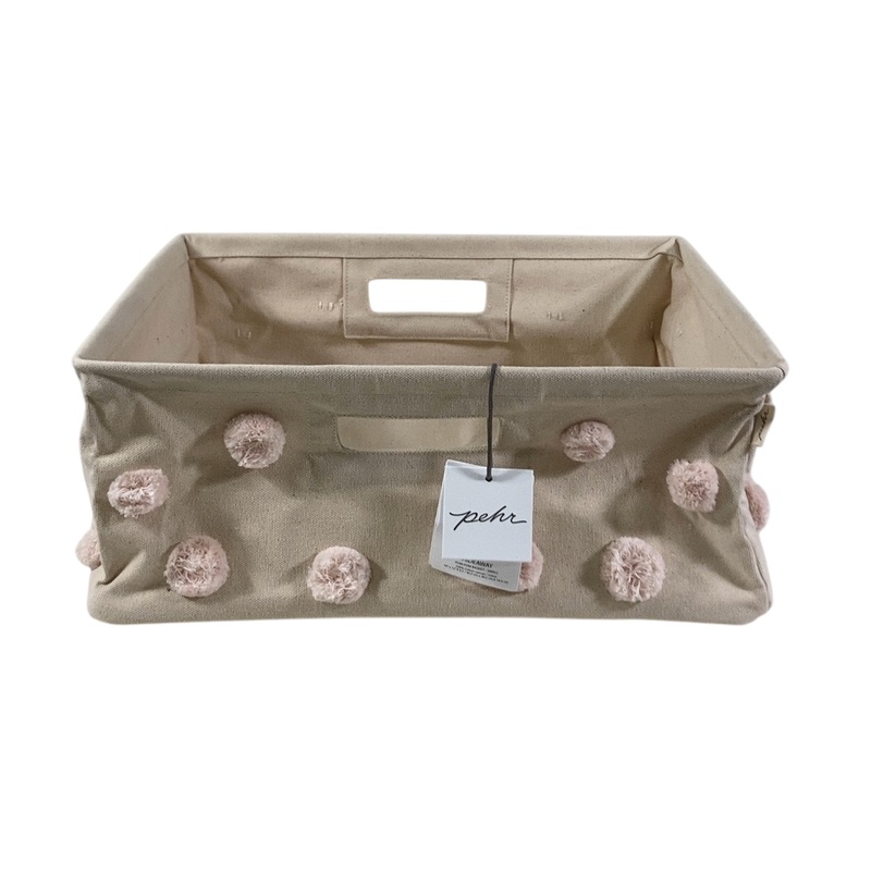 Pehr Hide Away Basket, Blush, Small