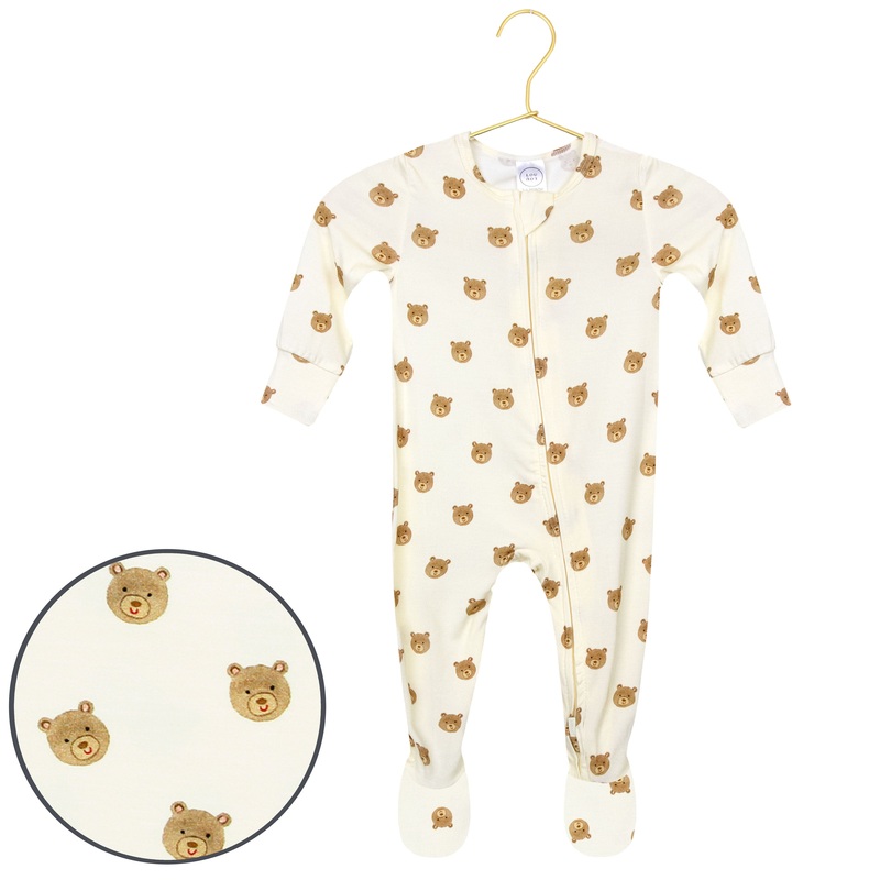 Pre-Order – Teddy Zipper Footies