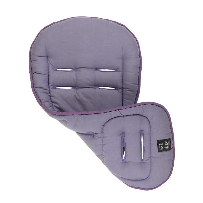 Short Stroller Mat Solid Lavender