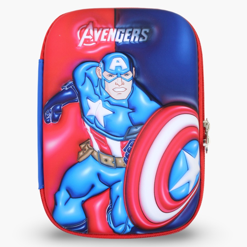 Captain America Pencil Case  Blue & Red