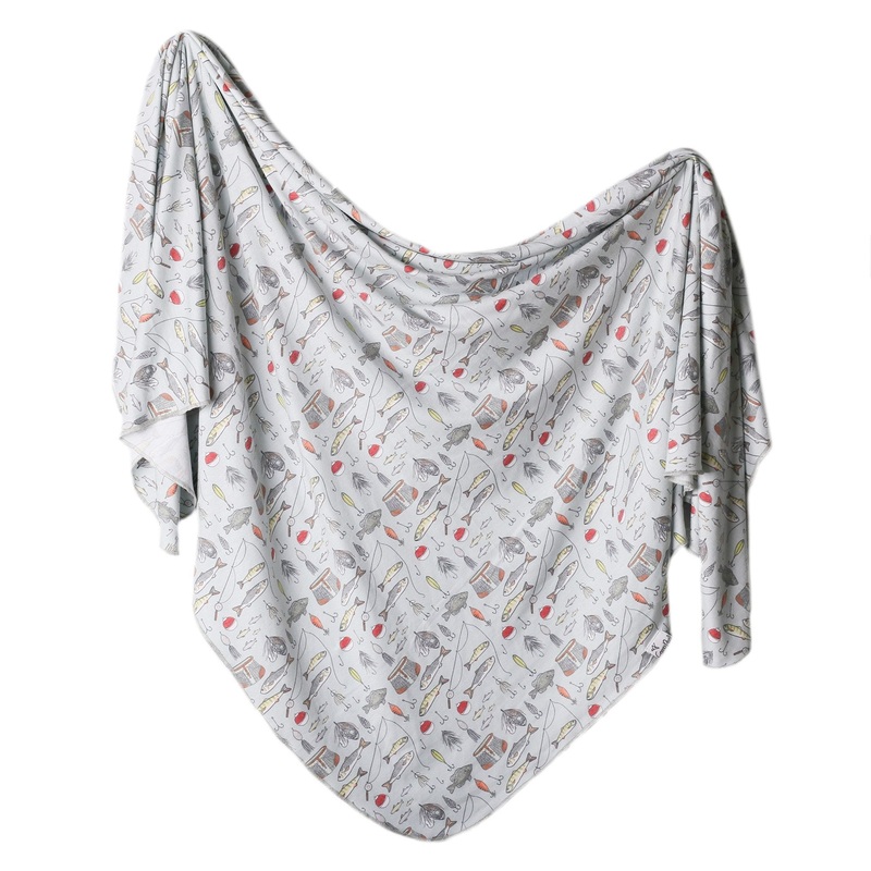 Knit Swaddle Blanket – Trout