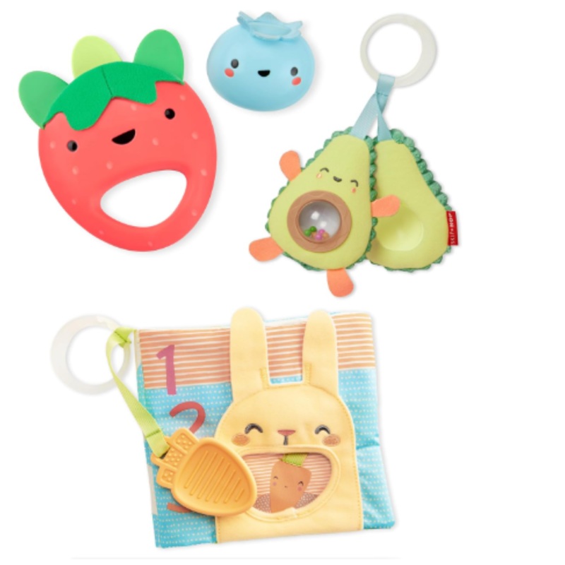 Skip Hop Farmstand Fresh Picks Toy Set, 4 Piece Set