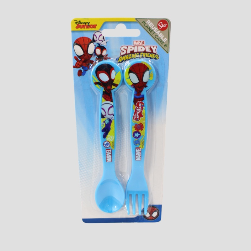 Spidey & Friends Children’s Cutlery Spoon Fork Set