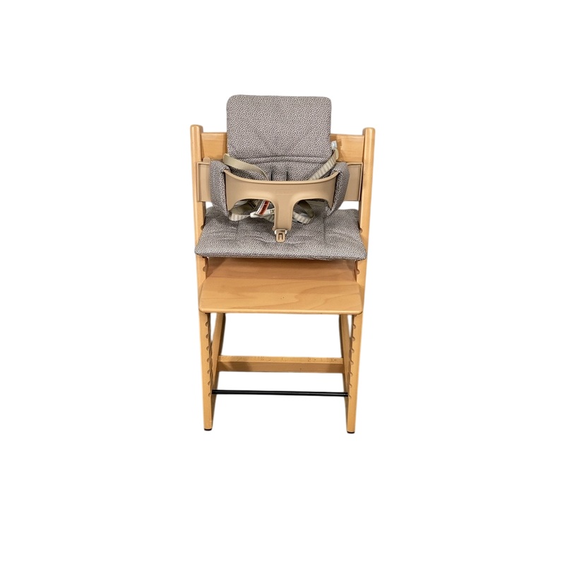 Stokke Tripp Trapp Complete High Chair, 1, Dots Grey, Natural