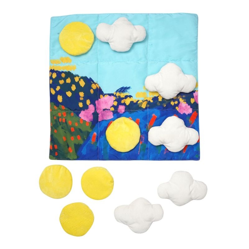 Sunny Day Floor Mat TicTacToe